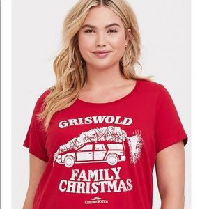 Torrid Red Family Christmas Top 🧑‍🎄🎄
